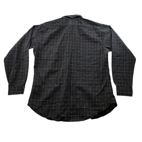 Vintage Pendleton Mens Shirt Large Long Sleeve Dress Wool Plaid Button Down - Picture 2 of 10
